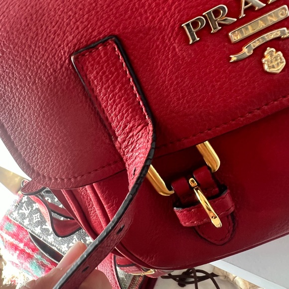 Prada Buckle Messenger Bag Vitello Daino Mini - Picture 8 of 10